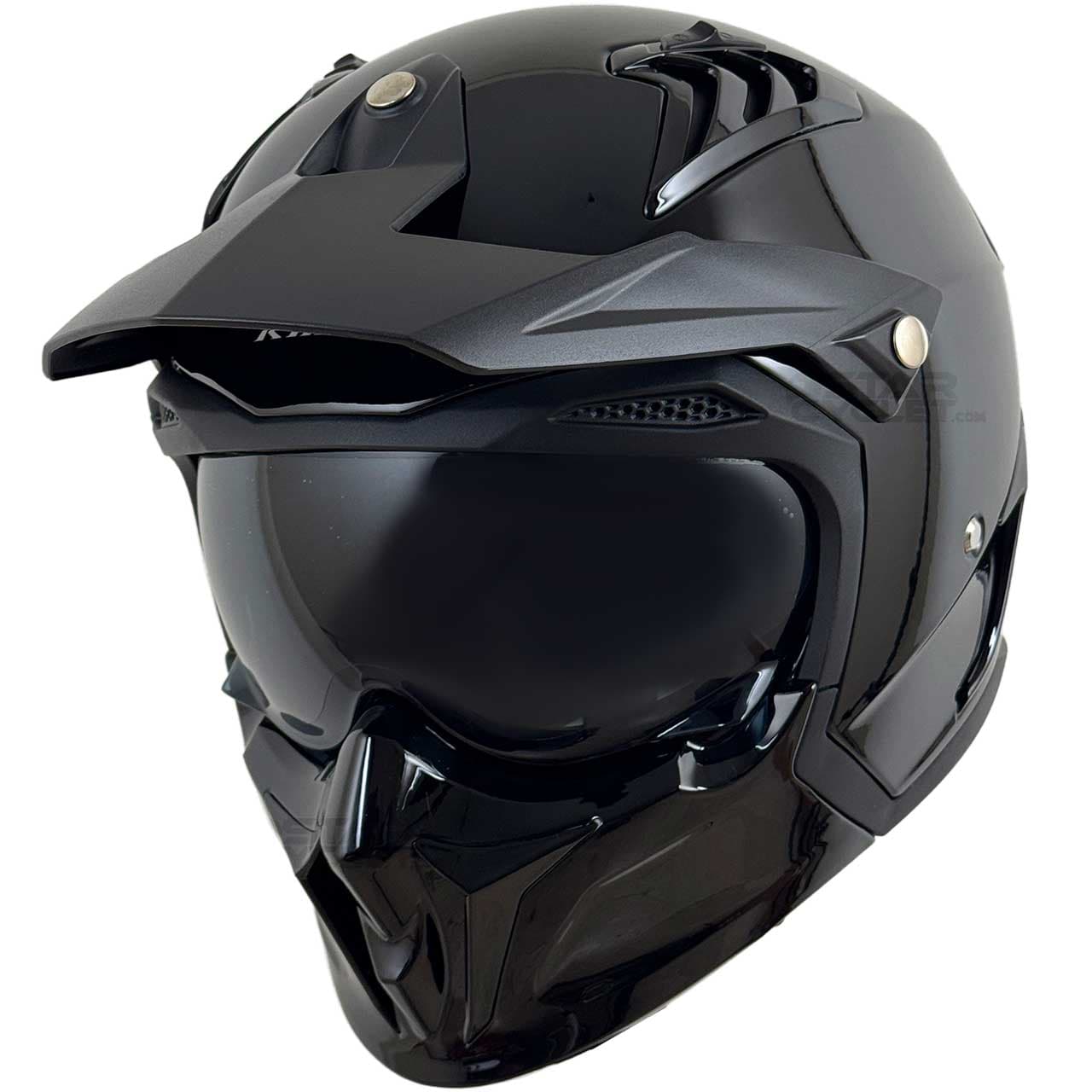 کلاه کاسکت فک جدا راپیدو مدل 890 SHINE BLACK