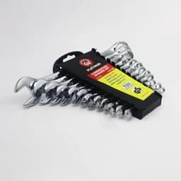 آچار یکسر تخت و یکسر رینگی پلاتینوم مدل YP-6-22MM مجموعه 12 عددی — تصویر ۳