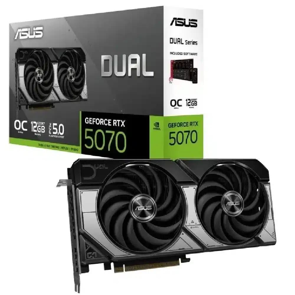 کارت گرافیک ایسوس Dual RTX 5070 OC duall 12GB — تصویر ۲