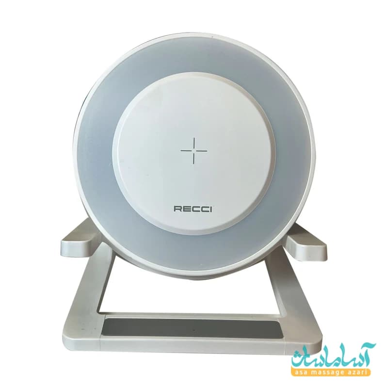 شارژر بی سیم rsk-w28 رسی (RECCI RSK-W28 15W Wireless Charger with Speaker — تصویر ۳
