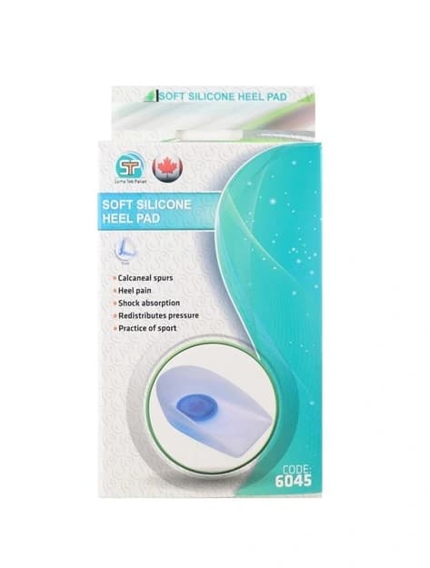 پد پاشنه نرم یا هیل پد سیلیکونی بزرگ کد ۶۰۴۵ سما طب پاکان (Sama Teb Pakan Soft Silicone Heel Pad)