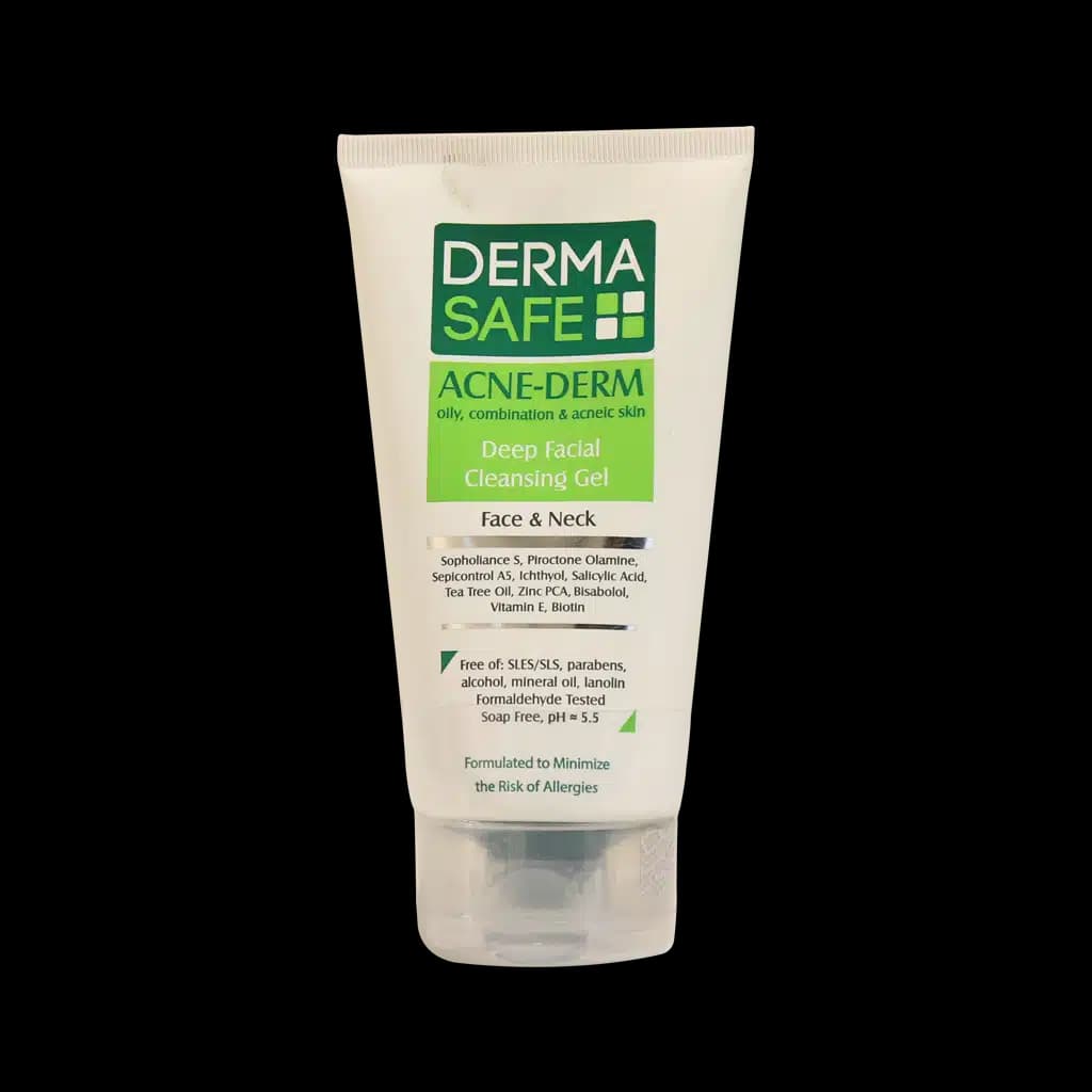ژل شستشو پوست چرب و مختلط و دارای آکنه درماسیف Derma safe