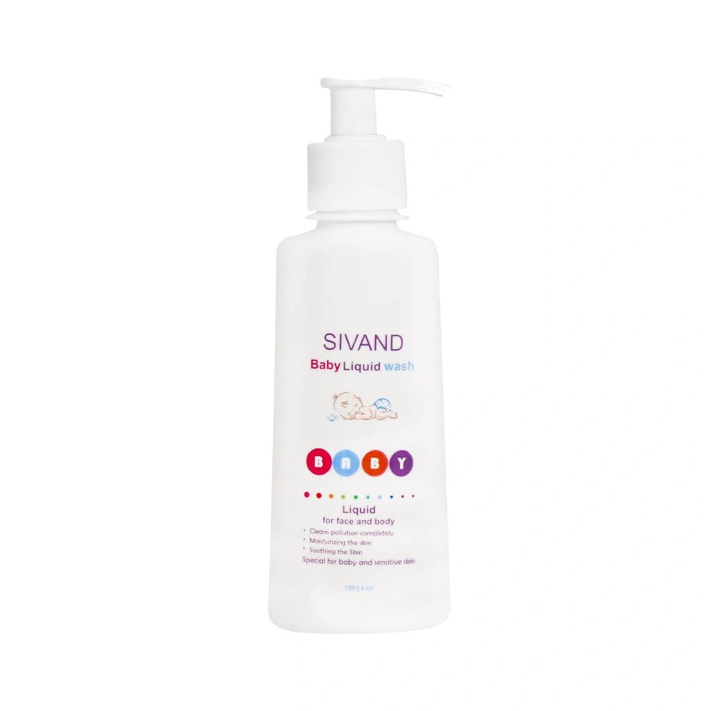 پن مایع صورت و بدن کودک سیوند 150 میلی لیتر (Sivand Baby Face And Body Pain Wash) — تصویر ۲