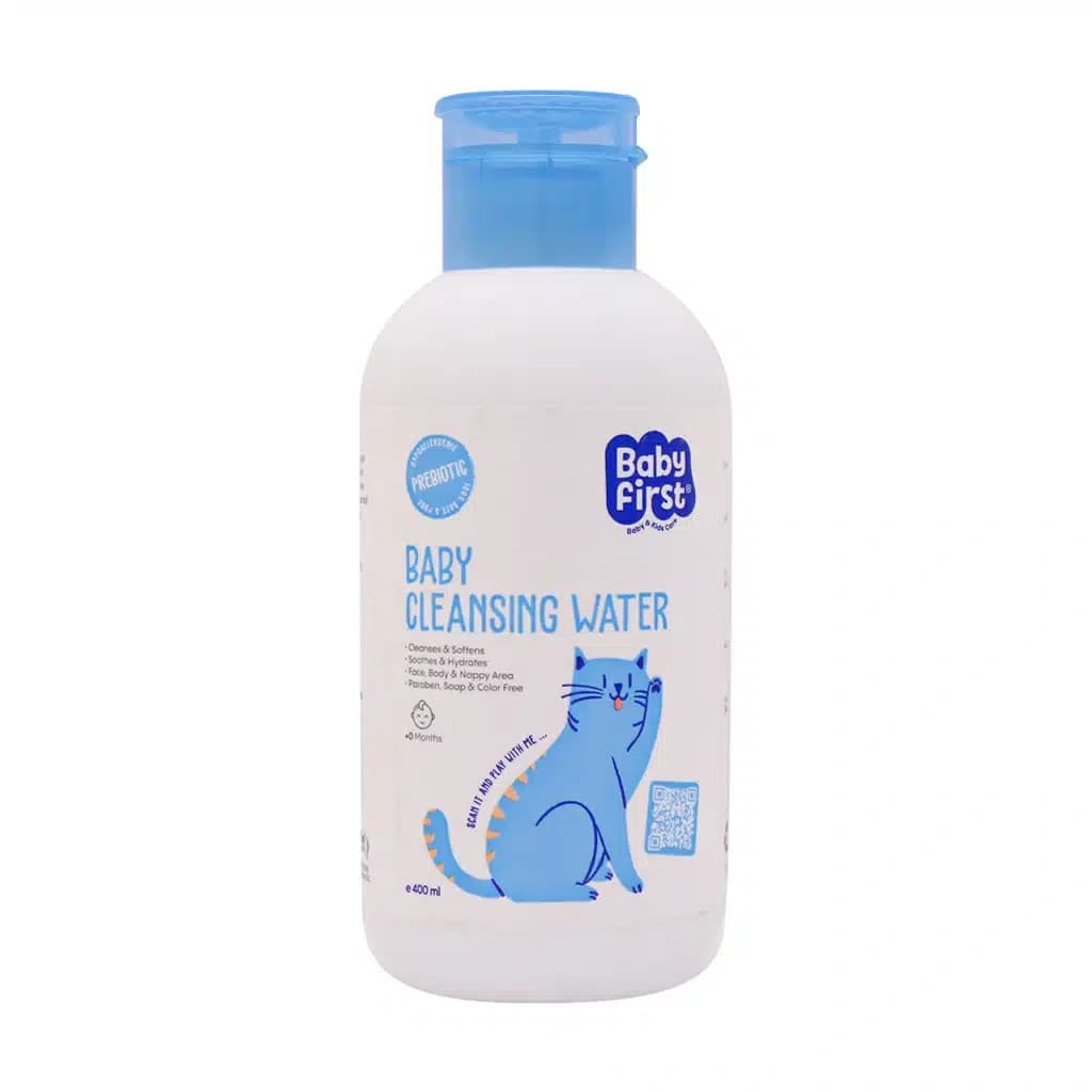 محلول پاک کننده کودک بیبی فرست 400 میلی لیتر (Baby First Baby Cleansing Water)