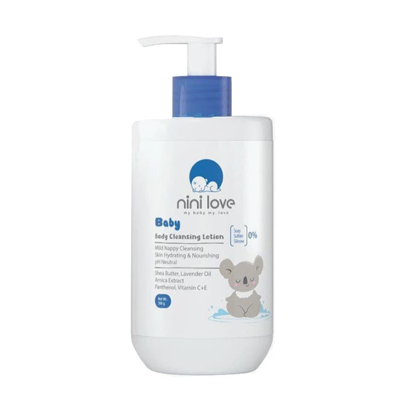 لوسیون پاک کننده بدن کودکان نی نی لاو 300 میلی لیتر (Nini Love Baby Body Cleansing Lotion)