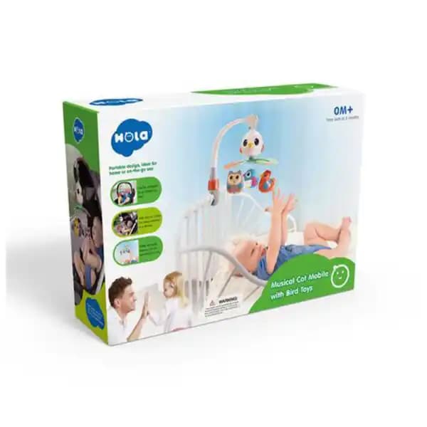 آویز موزیکال تخت و کریر برند هولی تویز HUILE TOYS