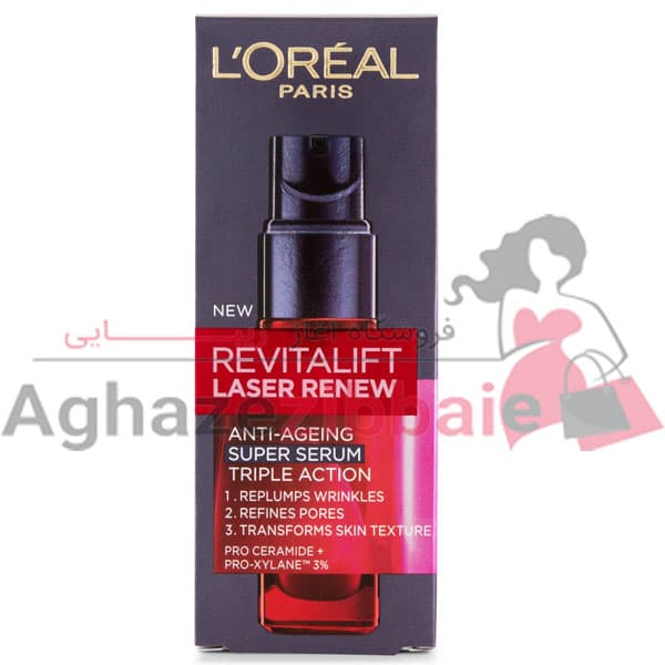 سرم ضد چروک لورآل مدل LOREAL REVITALIFT LASER — تصویر ۲