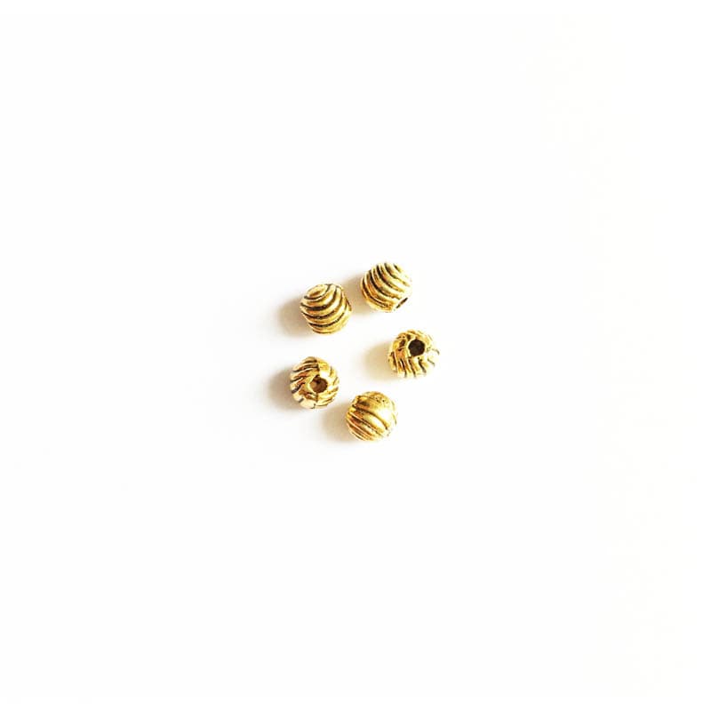 خرج کار طلایی رنگ 5mm بسته 13 عددی gold1047
