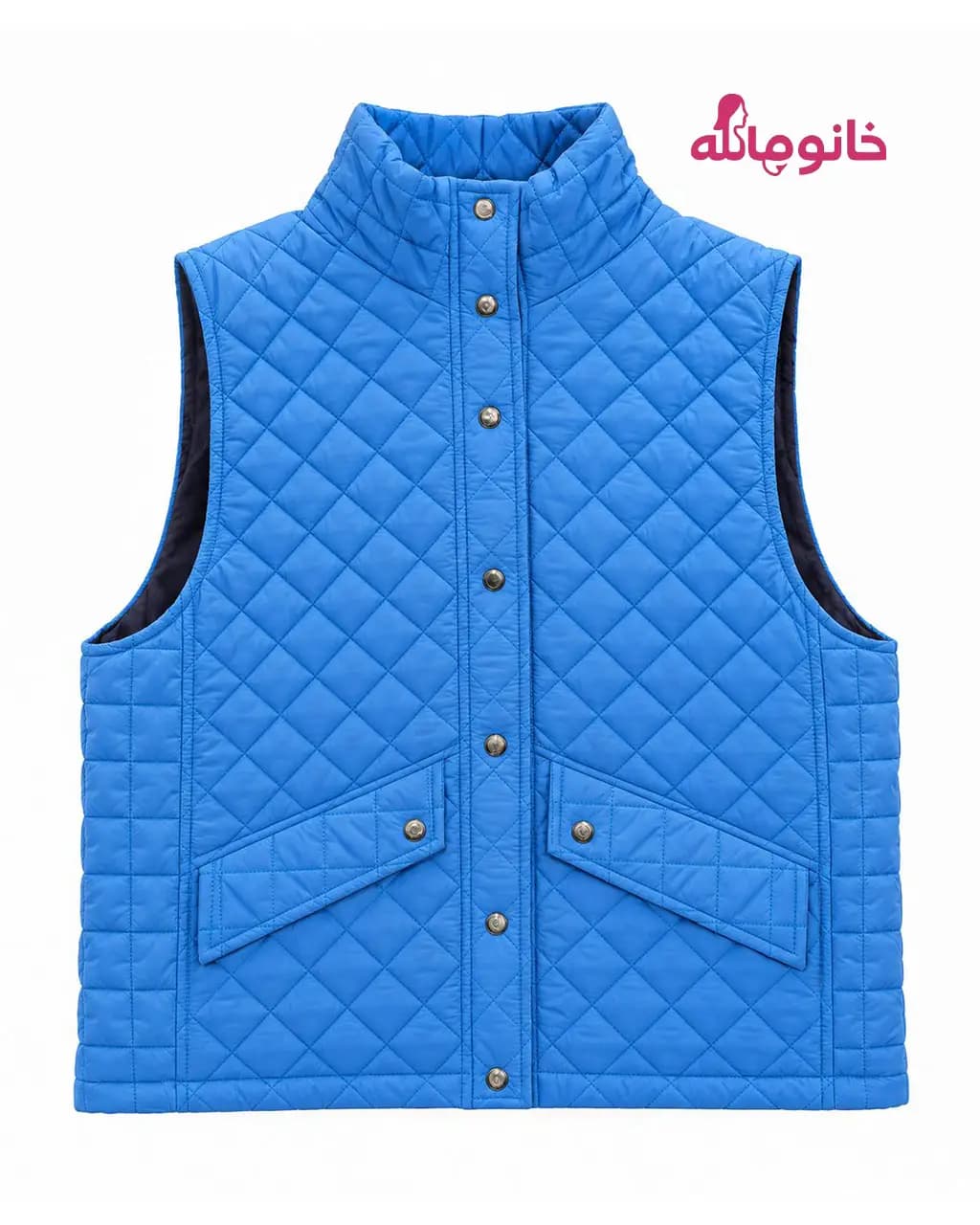 پافر دخترانه nizel 80128 یقه ایستاده جیب مورب — تصویر ۳