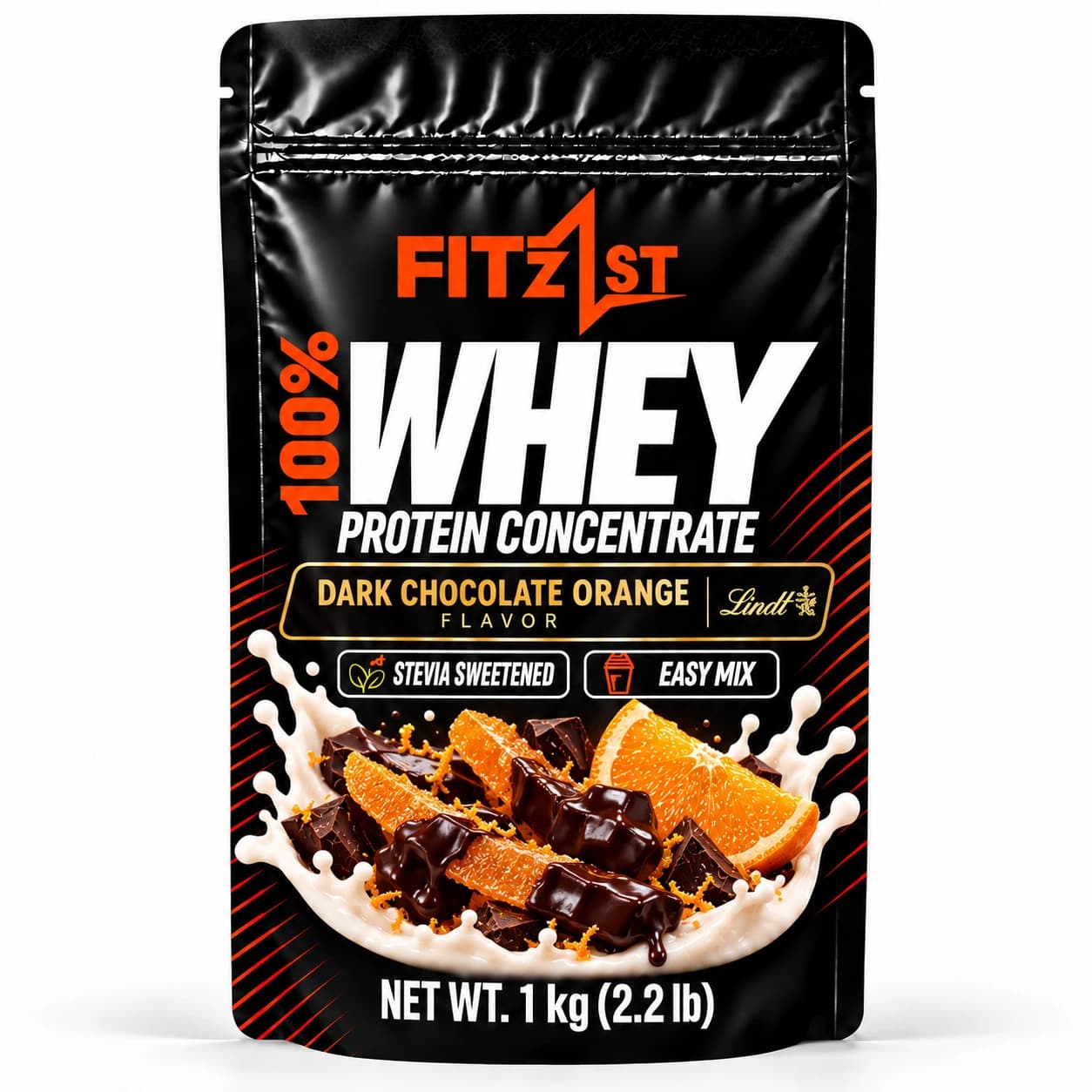 وی پروتئین شکلات تلخ پرتقال 1000 گرم (WHEY)