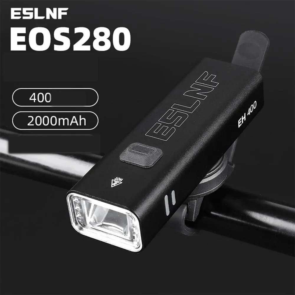 چراغ جلو شارژی دوچرخه اس ال ان اف 400 لومن ESLNF EH400 — تصویر ۲