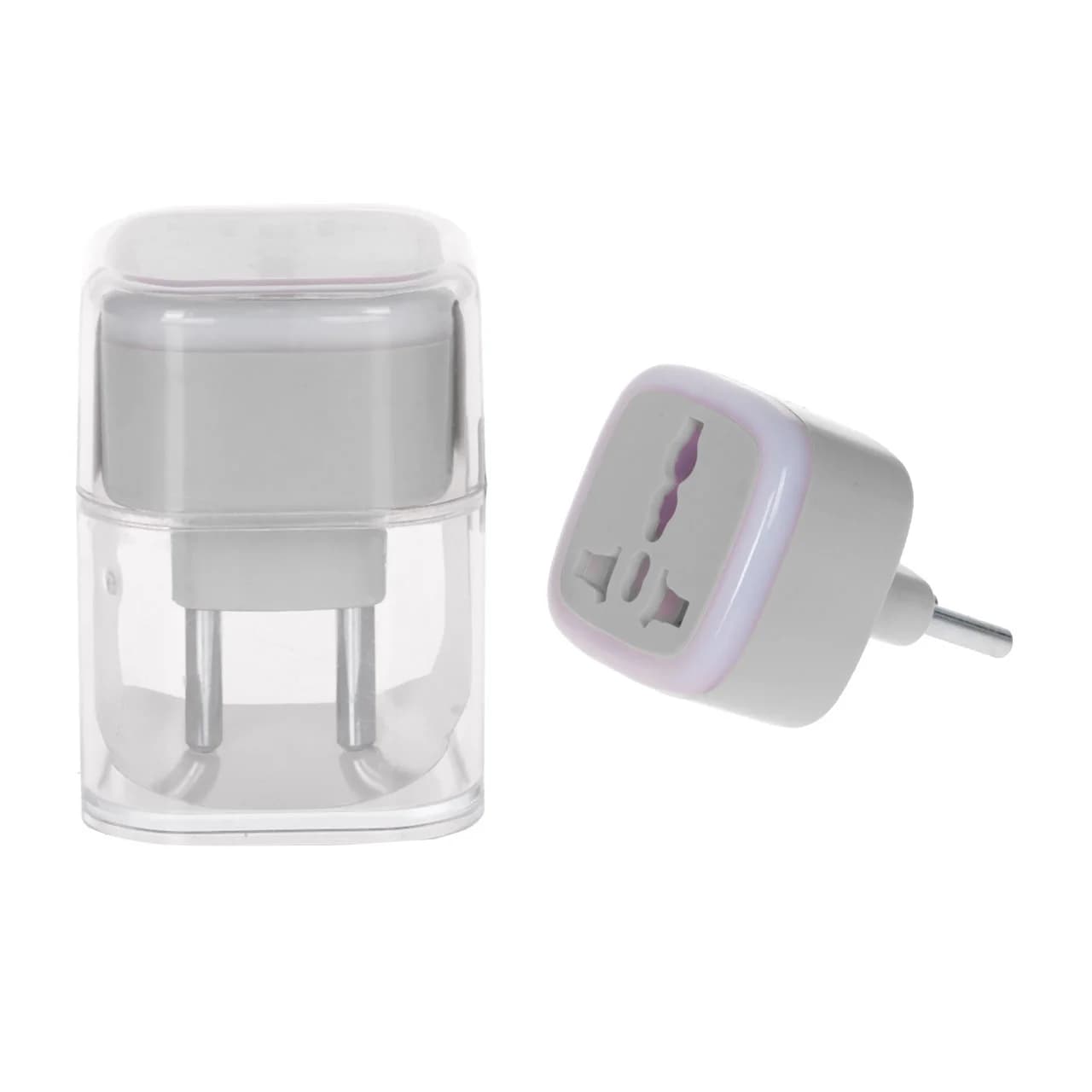 تبدیل برق 3 به 2 مدل M-03 – طوسی – MMS – (RGB) — تصویر ۳