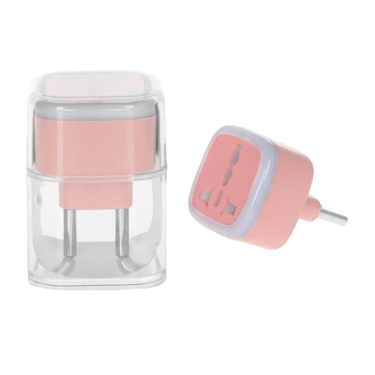 تبدیل برق 3 به 2 مدل M-03 – گلبهی – MMS – (RGB) — تصویر ۳