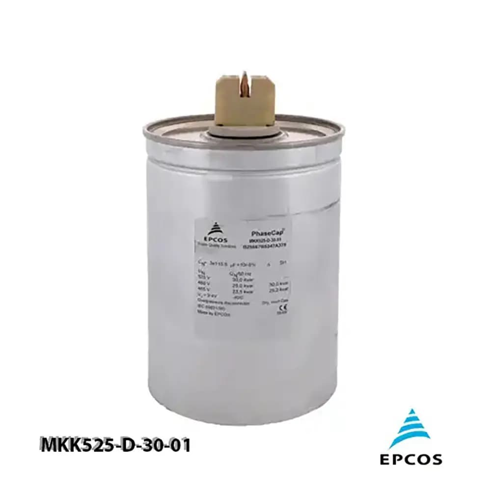 خازن 20.0 کیلووار گازی 525 ولت EPCOS کد MKK525-D-20.0-01 — تصویر ۳