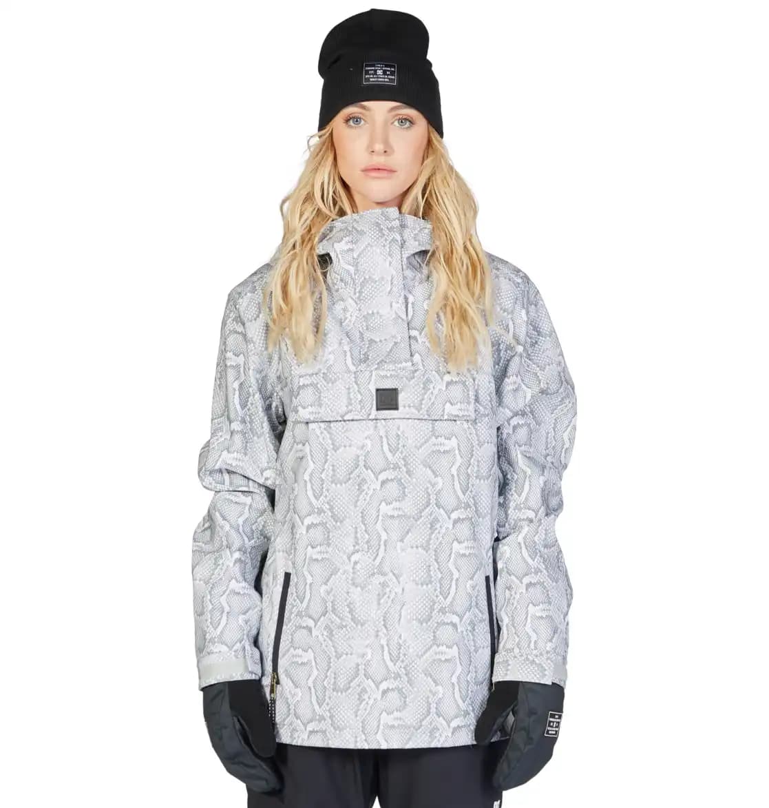 کاپشن اسنوبرد زنانه دی‌سی (DC) مدل Prism Softshell Anorak طرح پوست ماری (White Mamba)