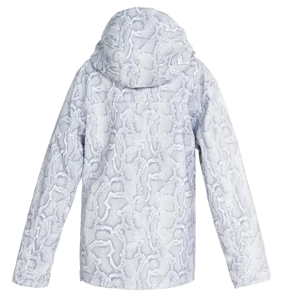 کاپشن اسنوبرد زنانه دی‌سی (DC) مدل Prism Softshell Anorak طرح پوست ماری (White Mamba) — تصویر ۳
