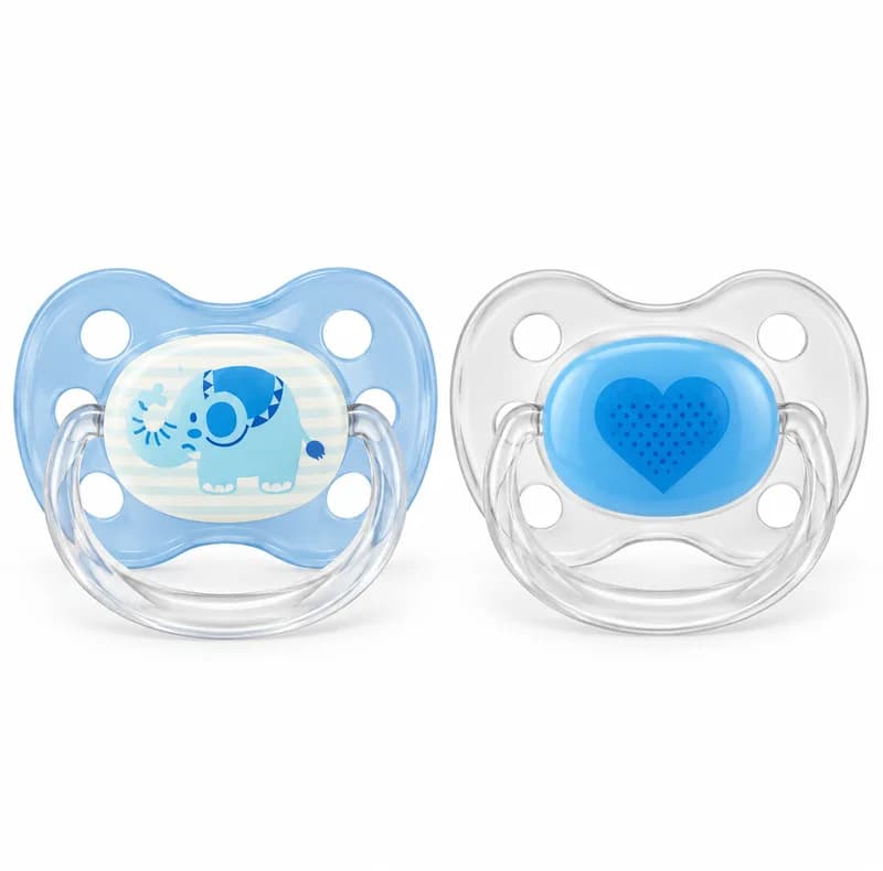 پستانک ارتودنسی تسکین دهنده بیبی نوا مدل 28220 مناسب 0 تا 6 ماه مجموعه دو عددی — تصویر ۴