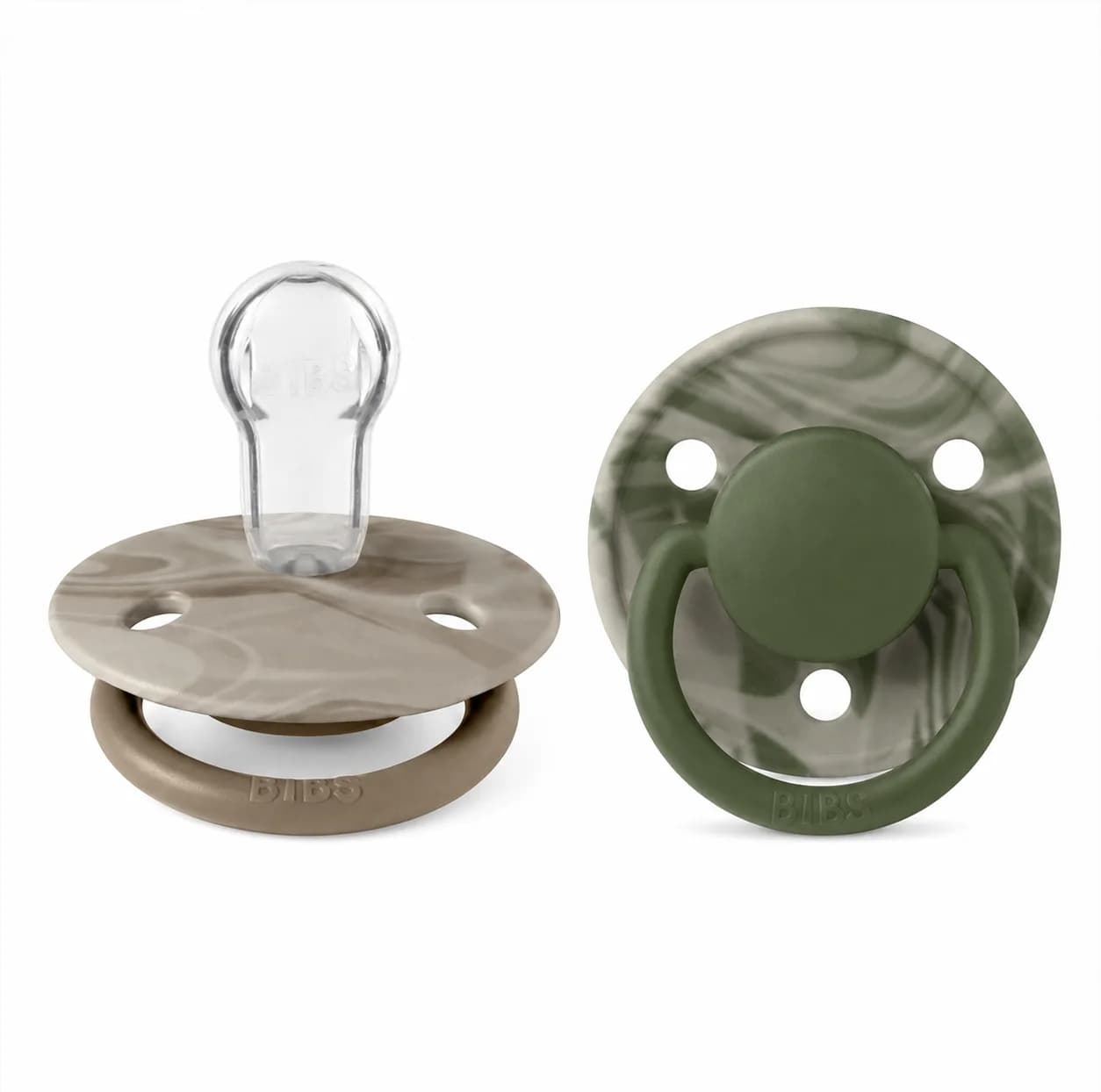 پستانک بیبس مدل round delux silicone کد 150265 مناسب 0-3 سال بسته 2 عددی — تصویر ۲