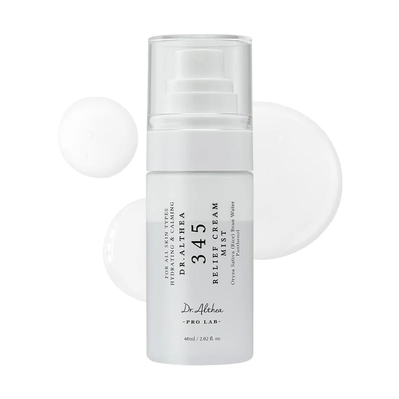 اسپری کرمی دوفاز آبرسان و تسکین‌ دهنده دکتر آلتیا Dr. Althea مدل Relief Cream Mist 345 (60 میل)