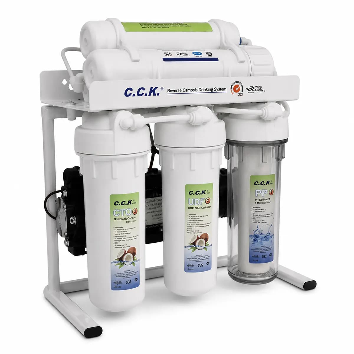 دستگاه تصفیه آب نیمهصنعتی CCK 100 گالن پنجمرحلهای