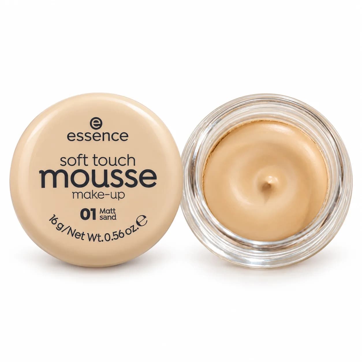موس کرم پودر اسنس Essence مدل Soft Touch Mousse شماره 01