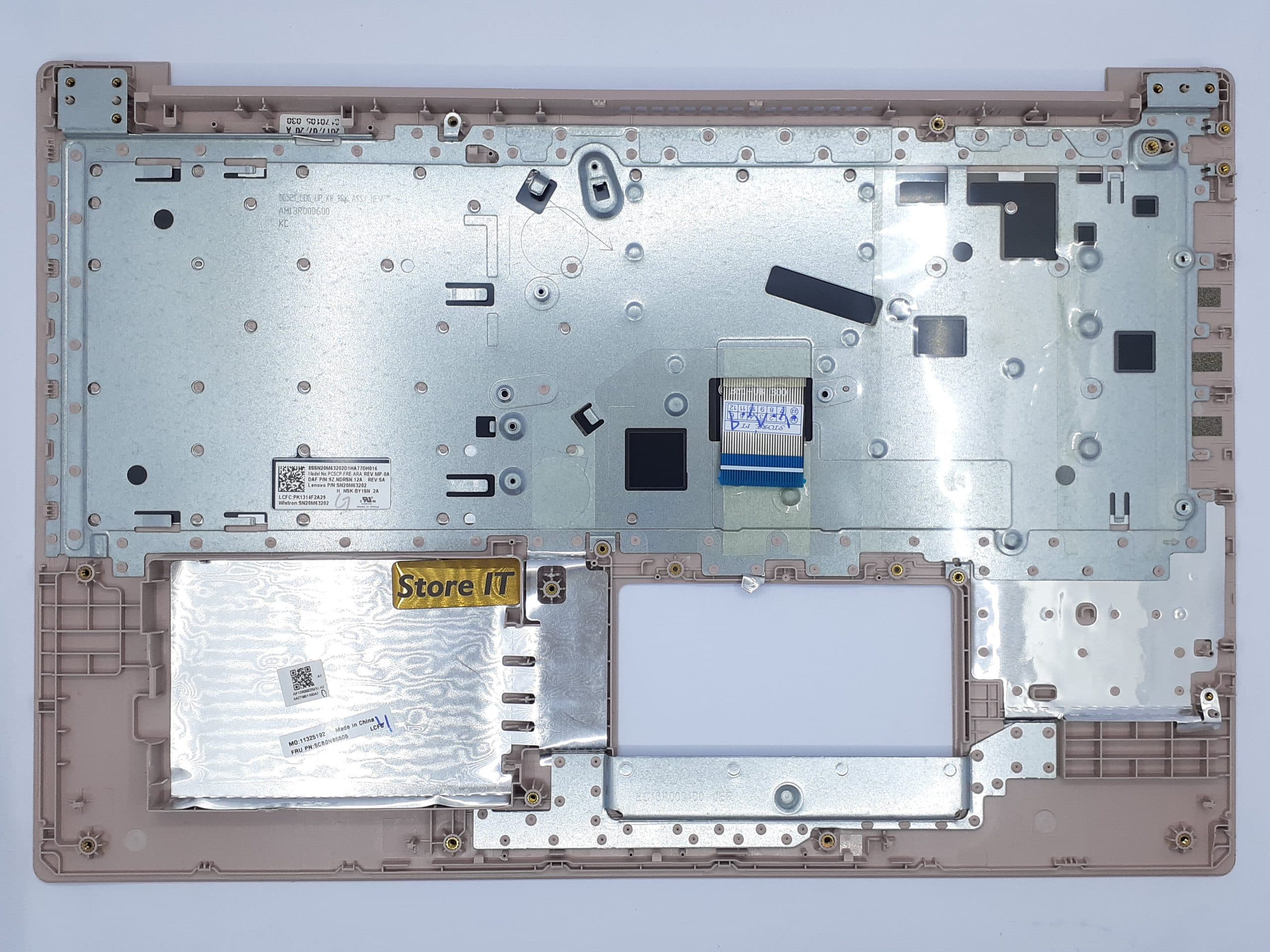قاب دور کیبورد لنوو IdeaPad 320 صورتی همراه کیبورد (ایراد جزئی – زدگی) — تصویر ۲