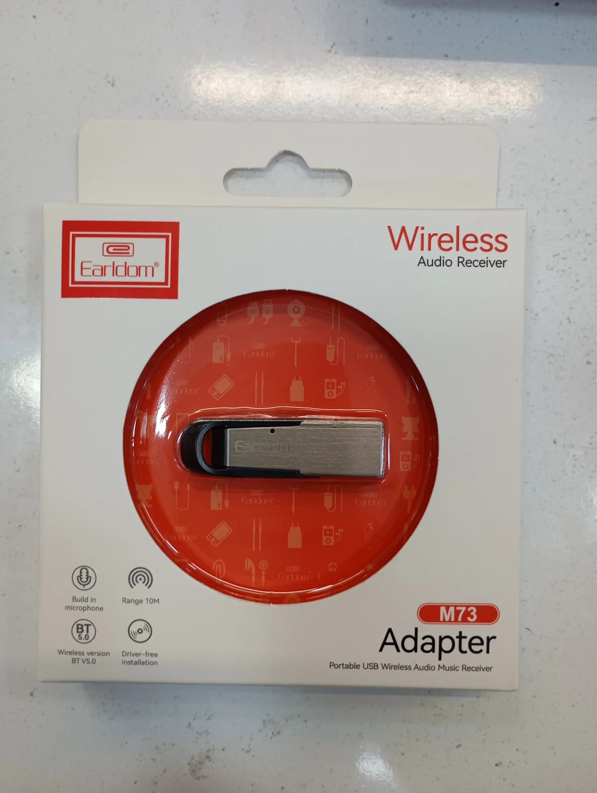 دانگل بلوتوث USB خودرو برند ارلدام مدل m73 — تصویر ۲