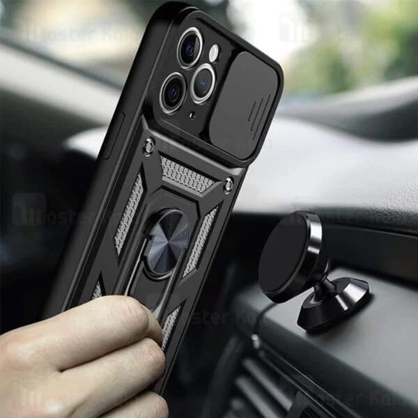گارد محافظ ضد ضربه انگشتی آیفون Apple iPhone 11 Pro Max SHUNIJA Armor Case دارای محافظ دوربین — تصویر ۳