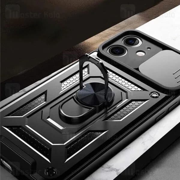 گارد محافظ ضد ضربه انگشتی آیفون Apple iPhone 12 SHUNIJA Armor Case دارای محافظ دوربین — تصویر ۳