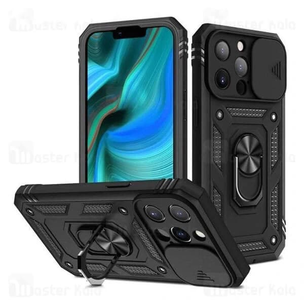گارد محافظ ضد ضربه انگشتی آیفون Apple iPhone 12 Pro Max SHUNIJA Armor Case دارای محافظ دوربین — تصویر ۲