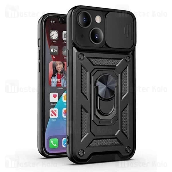 گارد محافظ ضد ضربه انگشتی آیفون Apple iPhone 13 SHUNIJA Armor Case دارای محافظ دوربین — تصویر ۳