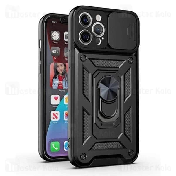 گارد محافظ ضد ضربه انگشتی آیفون Apple iPhone 13 Pro SHUNIJA Armor Case دارای محافظ دوربین — تصویر ۲