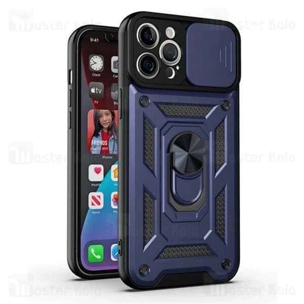 گارد محافظ ضد ضربه انگشتی آیفون Apple iPhone 13 Pro Max SHUNIJA Armor Case دارای محافظ دوربین — تصویر ۳