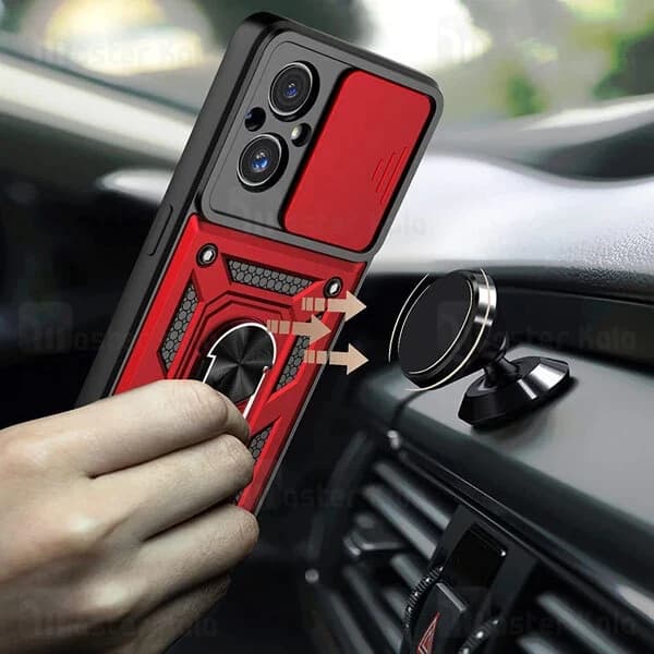گارد محافظ ضد ضربه انگشتی وان پلاس OnePlus Nord N20 5G SHUNIJA Armor Case دارای محافظ دوربین — تصویر ۷