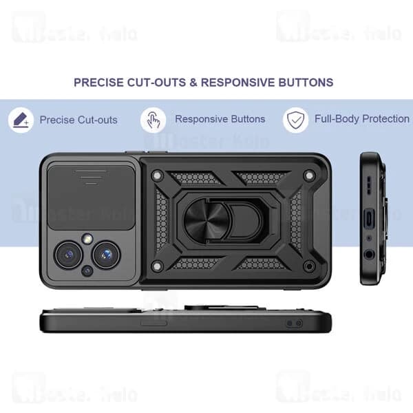 گارد محافظ ضد ضربه انگشتی وان پلاس OnePlus Nord N20 5G SHUNIJA Armor Case دارای محافظ دوربین — تصویر ۸