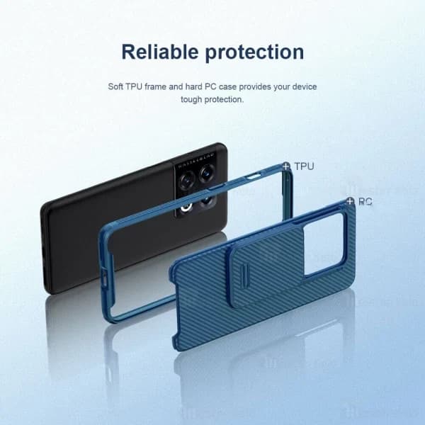 قاب محافظ نیلکین وان پلاس Oneplus 10 Pro Nillkin CamShield Pro Case دارای محافظ دوربین — تصویر ۷