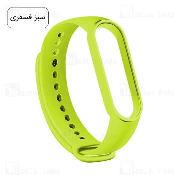 بند سیلیکونی دستبند سلامتی شیائومی Xiaomi Mi Band 7 Silicone Band — تصویر ۳
