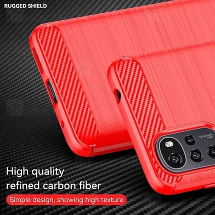 قاب فیبر کربنی موتورولا Motorola Moto G22 Rugged Armor Fiber Carbon — تصویر ۳