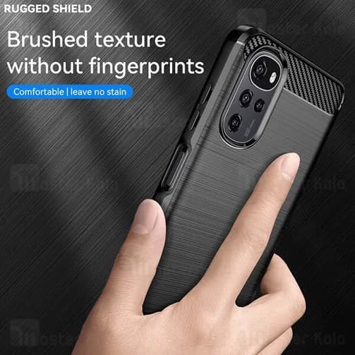 قاب فیبر کربنی موتورولا Motorola Moto G22 Rugged Armor Fiber Carbon — تصویر ۴