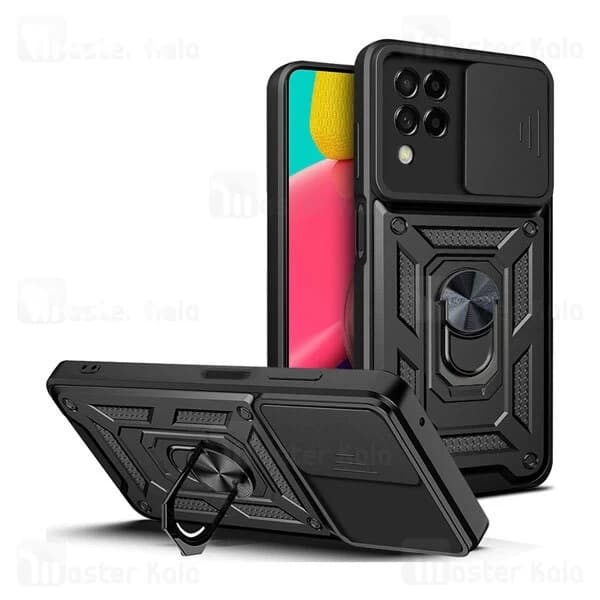 گارد محافظ ضد ضربه انگشتی Samsung M53 SHUNIJA Case دارای محافظ دوربین — تصویر ۲