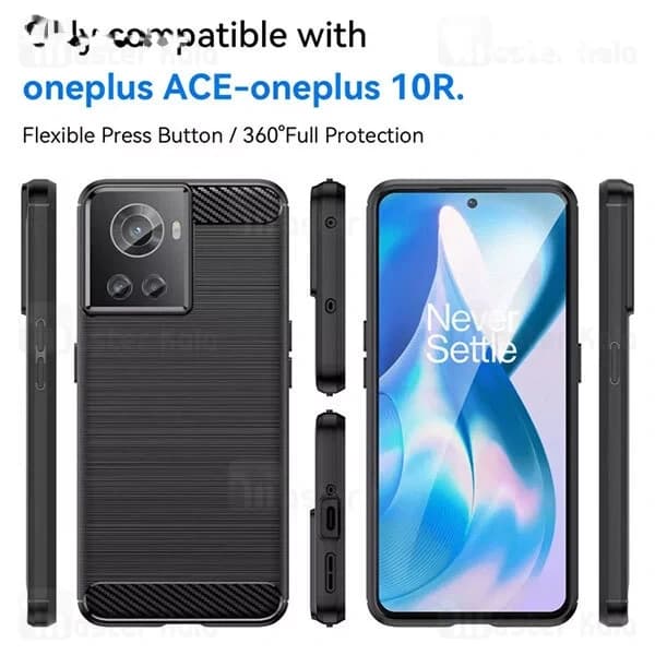 قاب فیبر کربنی وان پلاس OnePlus Ace 5G / 10R 5G Rugged Armor Fiber Carbon — تصویر ۶