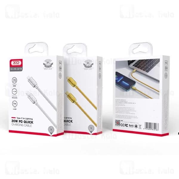 کابل لایتنینگ به Type C ایکس او XO NBQ217A طول 1 متر توان 20 وات — تصویر ۸