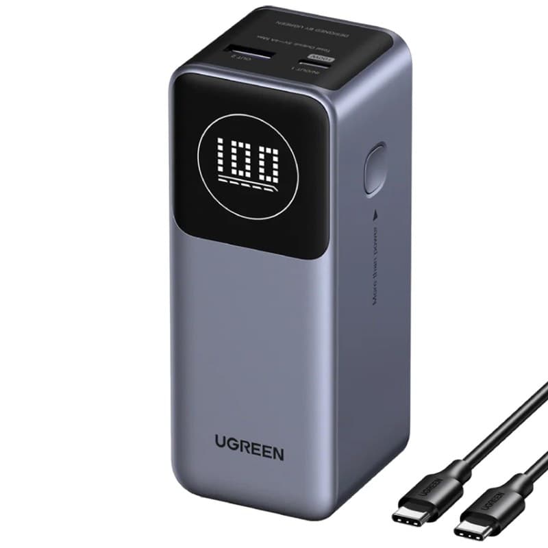 پاوربانک یوگرین UGREEN PB724 Nexode 100W 12000mAh Power Bank — تصویر ۵