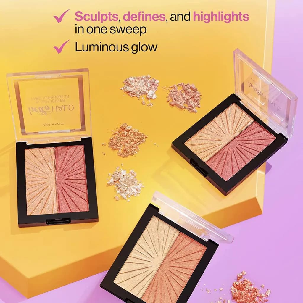 پالت رژگونه و هایلایتر دو کاره وت اند وایلد مدل MegaGlo Blushlighter — تصویر ۴
