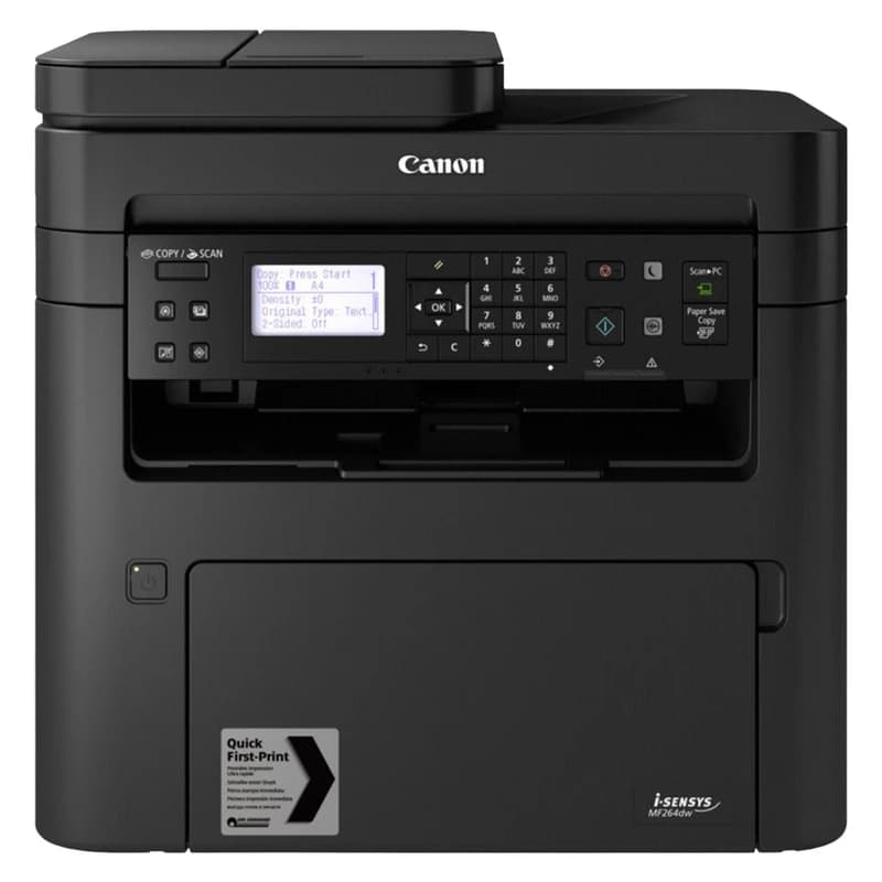 پرینتر لیزری تک رنگ سه کاره Canon مدل i-SENSYS MF264DW II