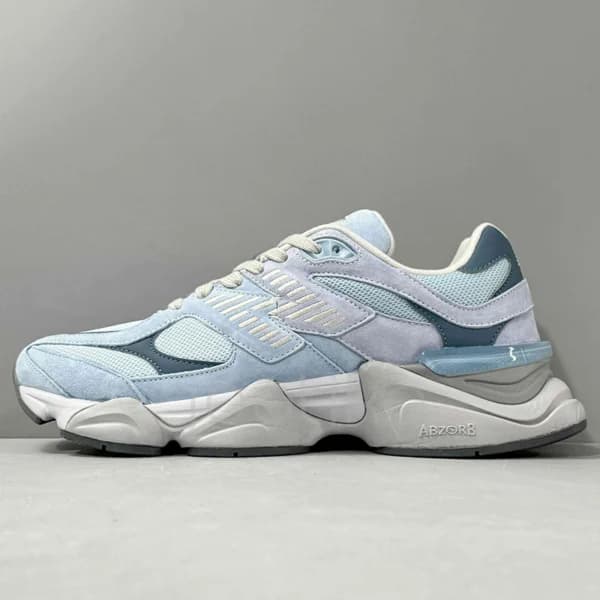 کفش نیوبالانس 9060 آبی روشن New Balance 9060 Chrome Blue U9060EED — تصویر ۳