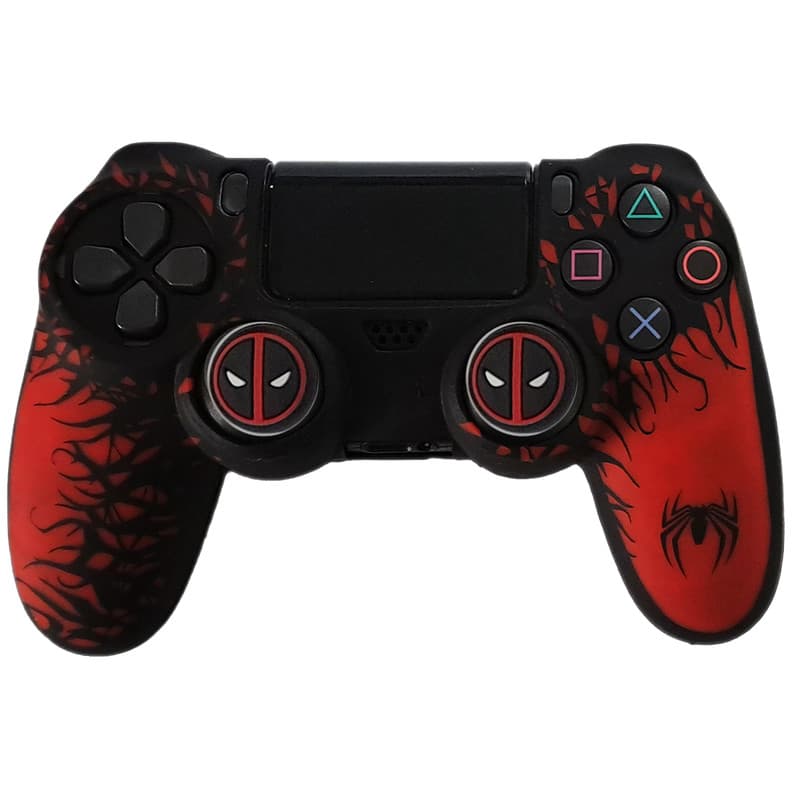 محافظ دسته پلی استیشن ۴ مدل Spider PS4371 به همراه روکش آنالوگ — تصویر ۳