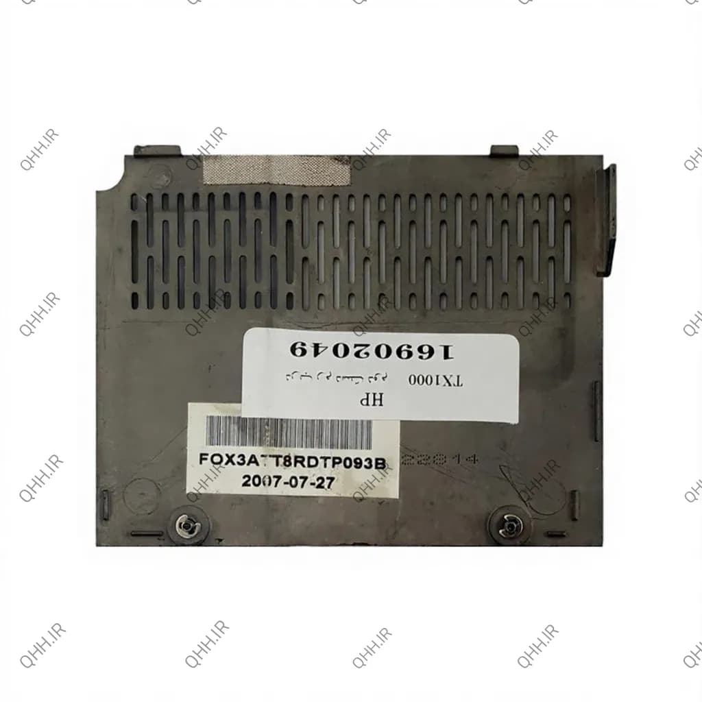 درب رم لپ تاپ اچ پی Memory Door HP Pavilion TX1000_FOX3ATT8RDTP093B مشکی-دست دوم — تصویر ۳