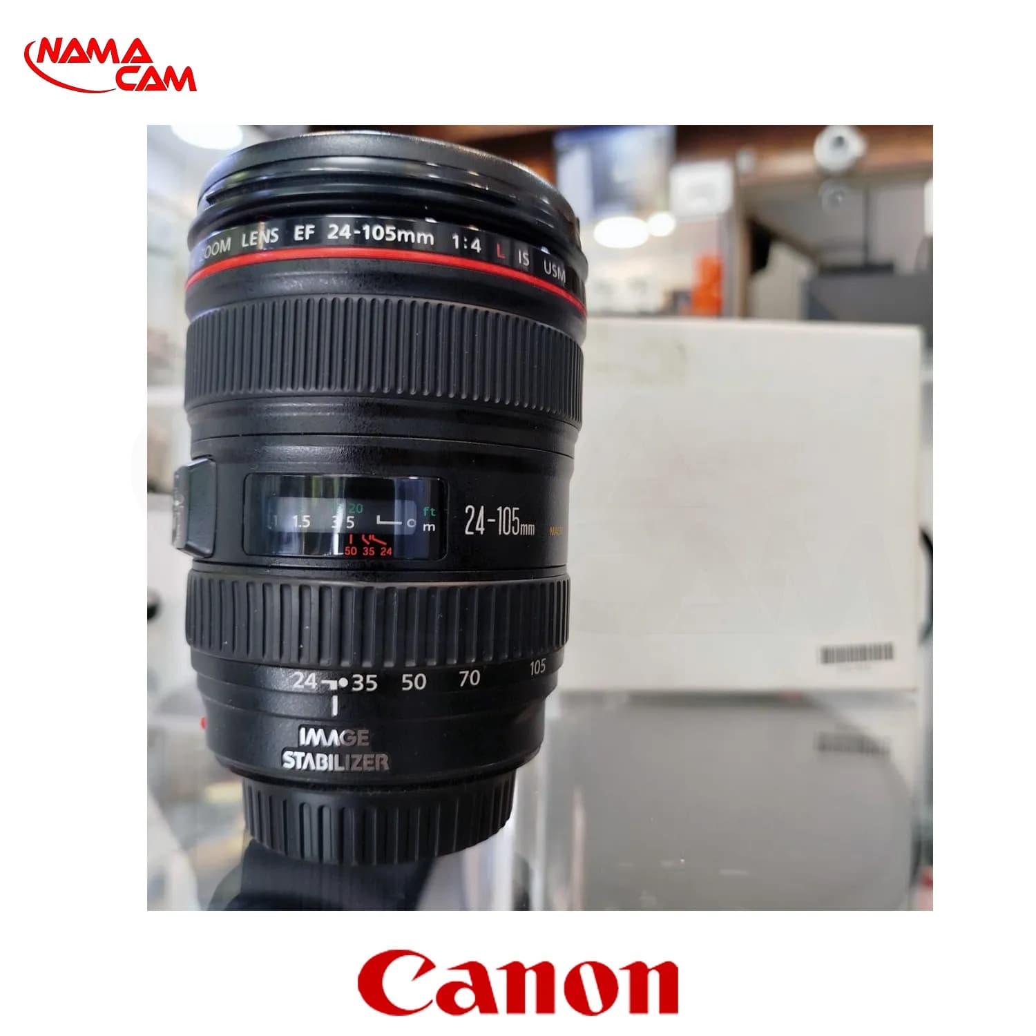 لنز کانن مدل EF 24-105mm f/4L IS USM – کارکرده — تصویر ۳