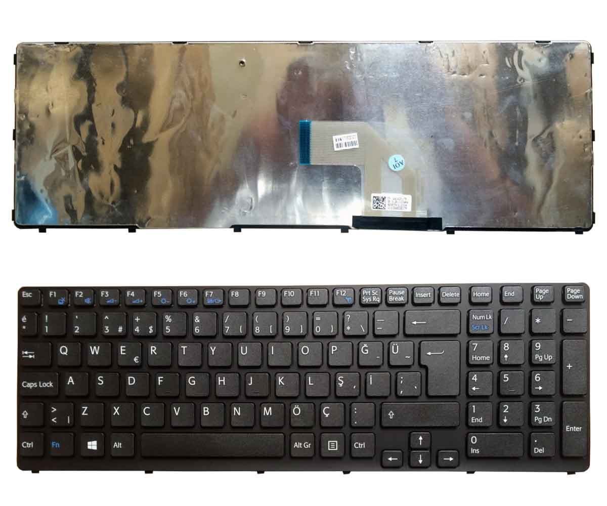 کیبورد لپ تاپ سونی Keyboard Sony Vaio SVE15 SVE-15 SVE151 SVE152 SVE1511 SVE1512 — تصویر ۳